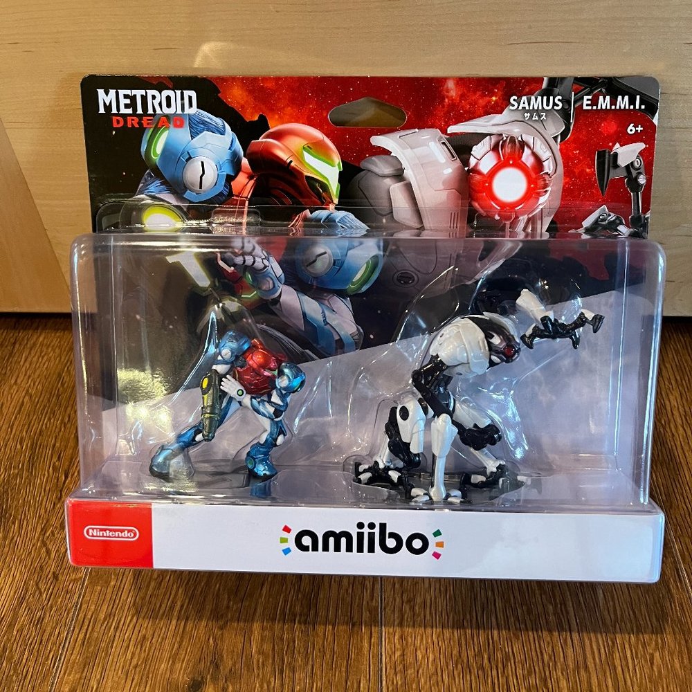 New METROID DREAD Amiibo Set Samus E.M.M.I. Nintendo Sealed